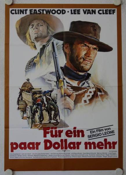 For a few Dollars more re-release german movie poster